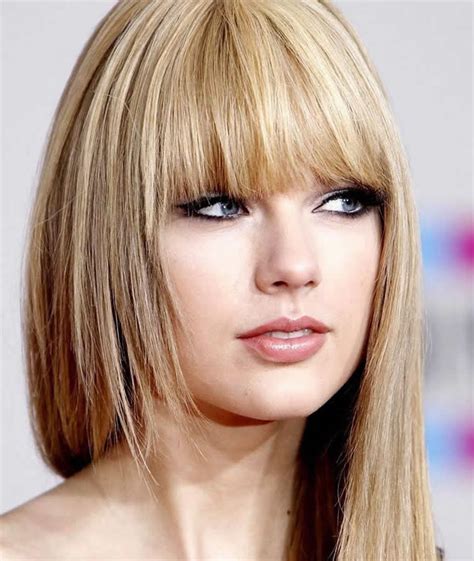 long straight hairstyles with bangs